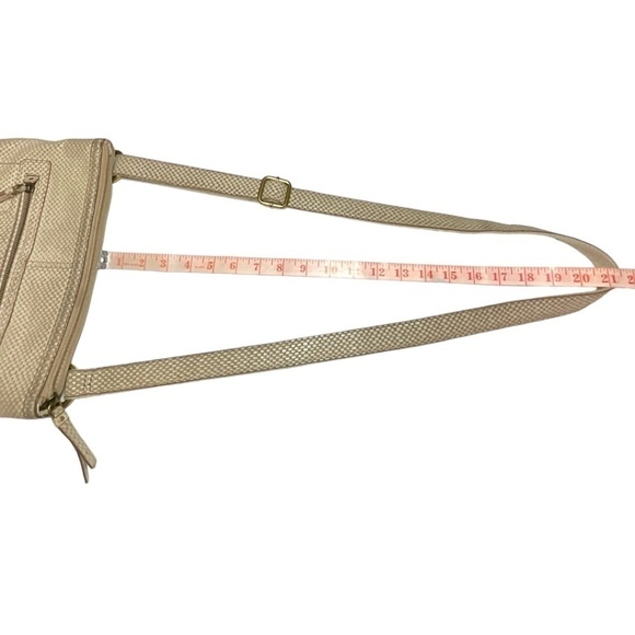 FOSSIL ‘Long Live Vintage’ Embossed Leather Crossbody Bag Tote Satchel - Picture 7 of 12